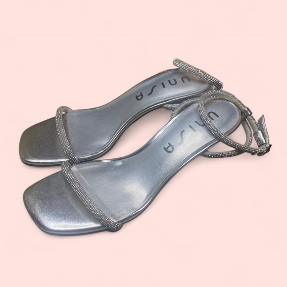 Unisa Shoes - Unisa Silver Rhinestone Women's Heels